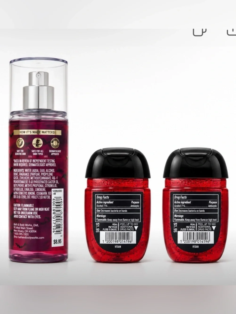 Bath & BodyWorks 2026 Limited vampire Blood 3 Pc Set
